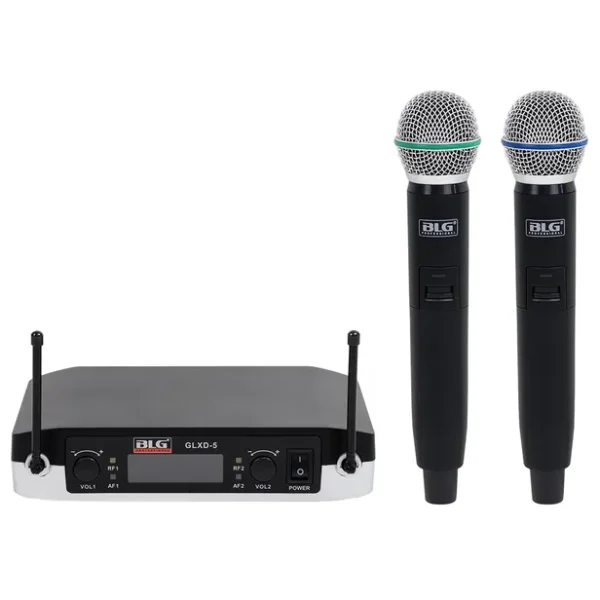 Micrófono Inalámbrico BLG – Fio Duplo UHF BLG GLXD-5