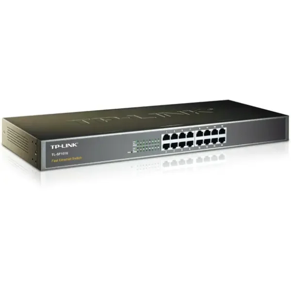 Switch TP-Link TL-SF1016 – 16 Puertos Fast Ethernet Rackmount