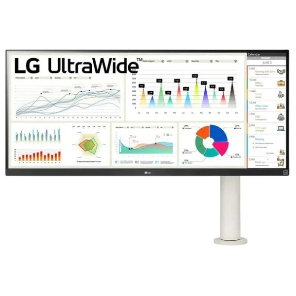 Monitor LG 34" UltraWide Ergo 34WQ680-W Full HD