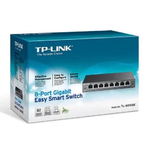 Switch TP-Link TL-SG108E Easy Smart – 8 Puertos Gigabit