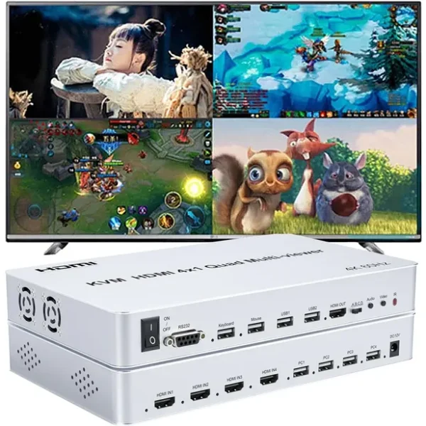 SFX Quad Multi-Viewer HDSW4-V1 – HDMI 4 Entradas 1 Salida