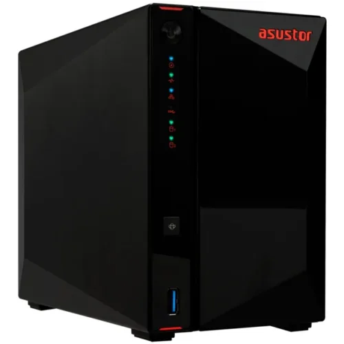 Servidor NAS Asustor AS5402T – 2 Bahías Intel Celeron 2.0GHz