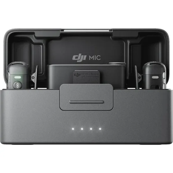 Micrófono Inalámbrico DJI Mic 2 – Kit (2 TX + 1 RX + Estuche de Carga)