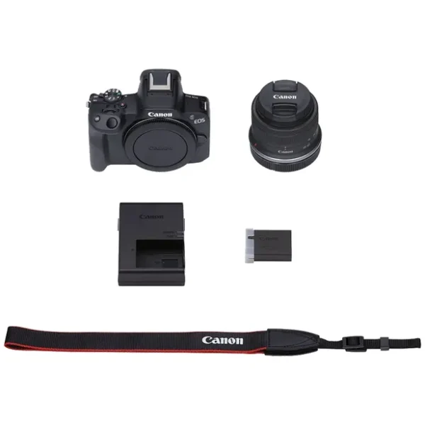 Kit Cámara Canon EOS R50 + Lente RF-S 18-45mm IS STM