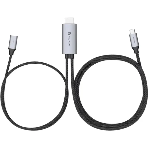 Cable Adam Elements CASA H180 USB-C a HDMI – 180cm Gris