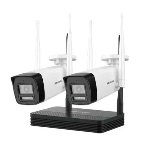 Kit Hikvision NK-S422W0H – NVR WiFi + 2 Cámaras Bullet 2MP