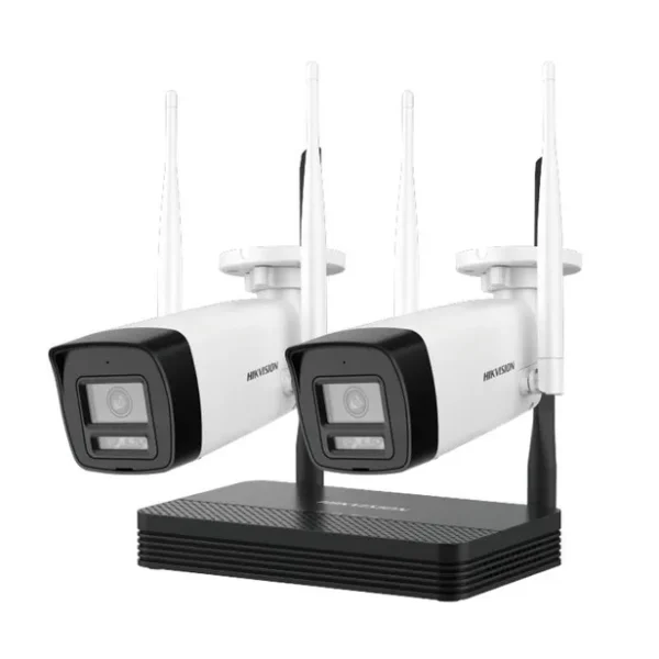 Kit Hikvision NK-S422W0H – NVR WiFi + 2 Cámaras Bullet 2MP