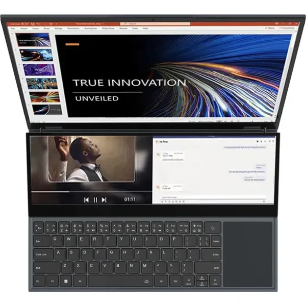 Notebook ITZR Dual Screen – Intel Core i7-10870H / 16GB RAM / 512GB SSD / 16″ + 14″ Touch WUXGA / Windows 11 Pro