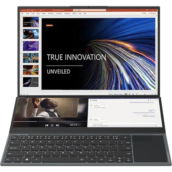 Notebook ITZR Dual Screen – Intel Core i7-10870H / 16GB RAM / 512GB SSD / 16″ + 14″ Touch WUXGA / Windows 11 Pro