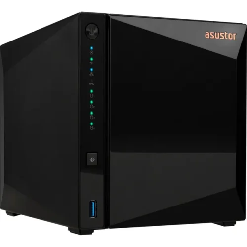 Servidor NAS Asustor AS3304T V2 Drivestor 4 Pro Gen2 – Quad-Core 1.7 GHz / 2 GB DDR4 / USB 3.2