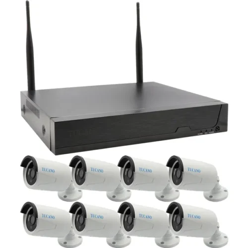 Kit Tucano TC-WF08 – DVR + Cámaras WiFi 5G
