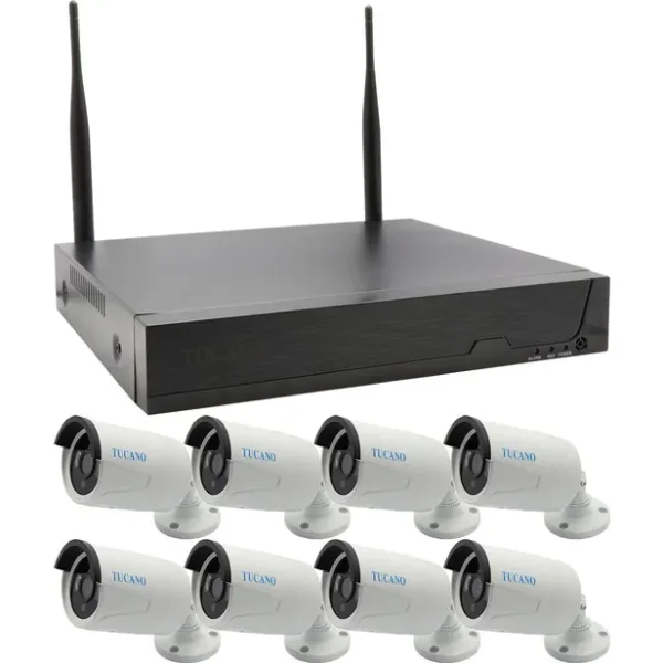 Kit Tucano TC-WF08 – DVR + Cámaras WiFi 5G