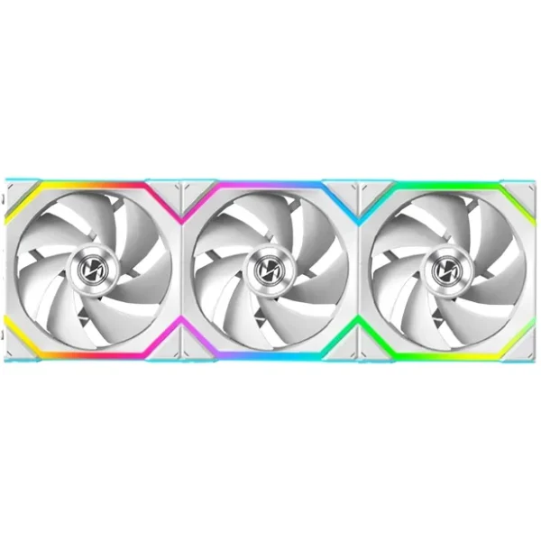 Cooler para Gabinete Lian Li Uni Fan SL120 V2 3 Pack – Blanco