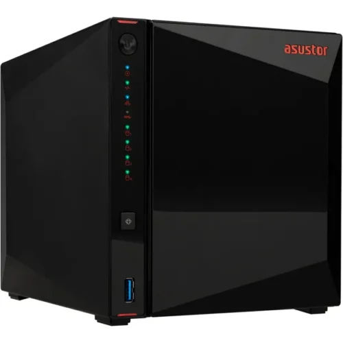 Servidor NAS Asustor AS5404T – 4 Bahías Intel Celeron 2.0GHz