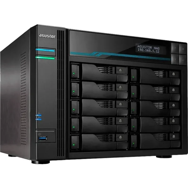 Servidor NAS Asustor AS6510T Lockerstor 10-Bay