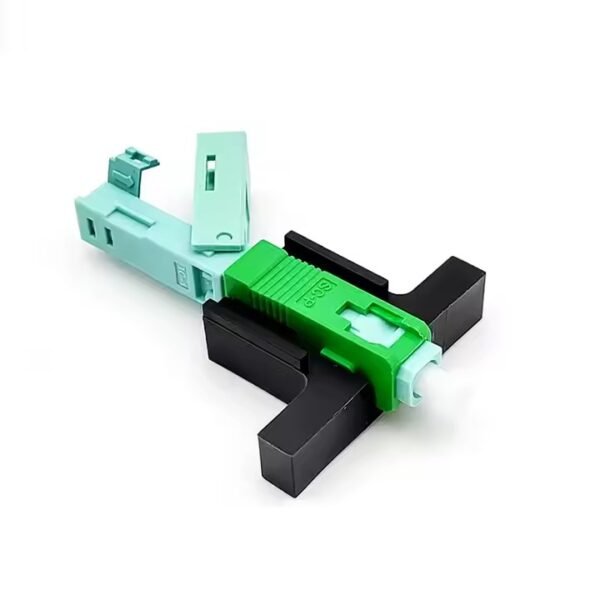 Conector Rápido SC-APC Click Reutilizable A3 para Fibra Óptica