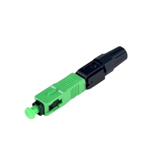 Conector Rápido SC-APC Verde (Abre) para Fibra Óptica