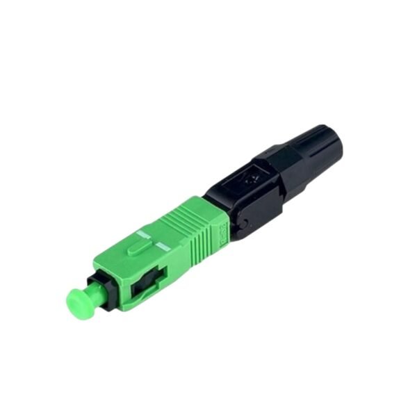 Conector Rápido SC-APC Verde (Abre) para Fibra Óptica