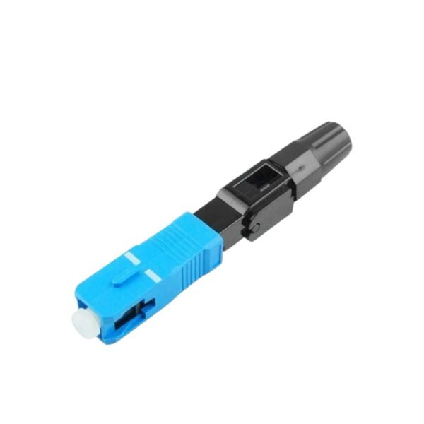 Conector Rápido SC-UPC Azul (Abre) Reutilizable para Fibra Óptica
